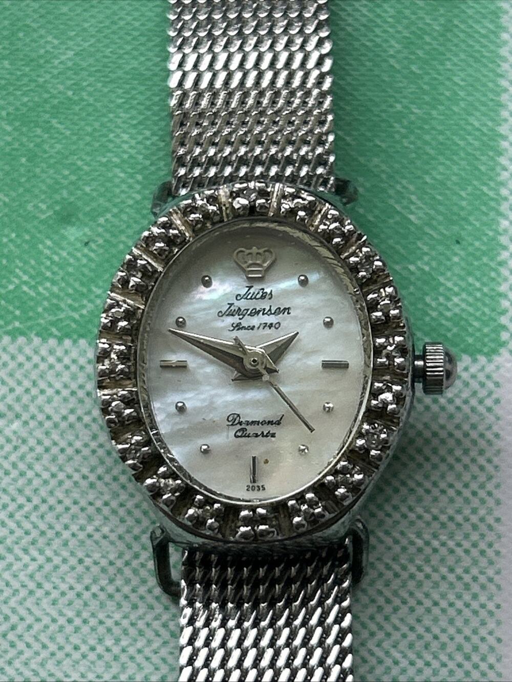 Jules Jurgensen MOP Dial Women’s Quartz Watch With Box And Bands
